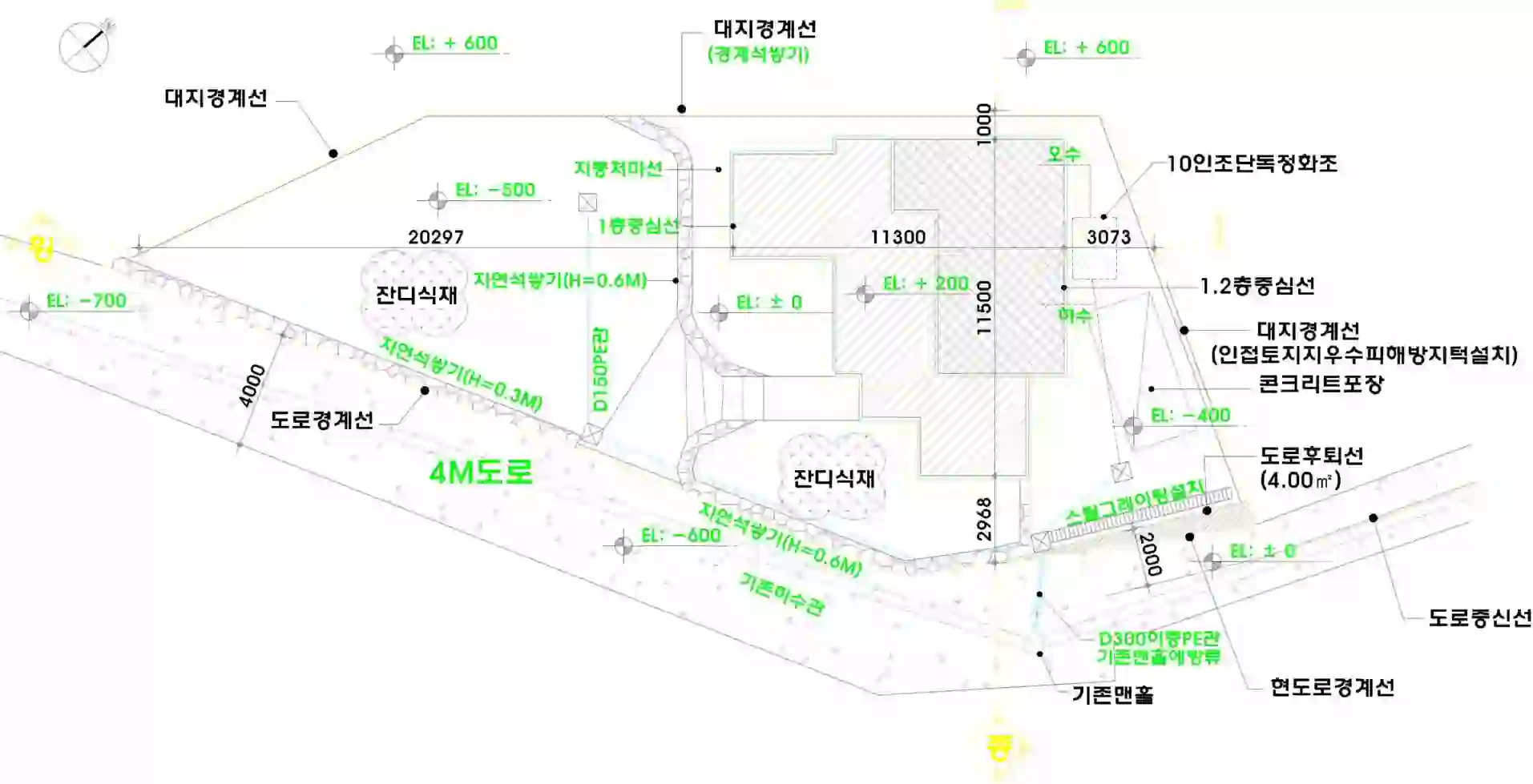 문봉동 184 배치도 이미지